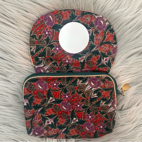 Christian Dior Vintage Floral Cosmetic Pouch Bag - Picture 7 of 15